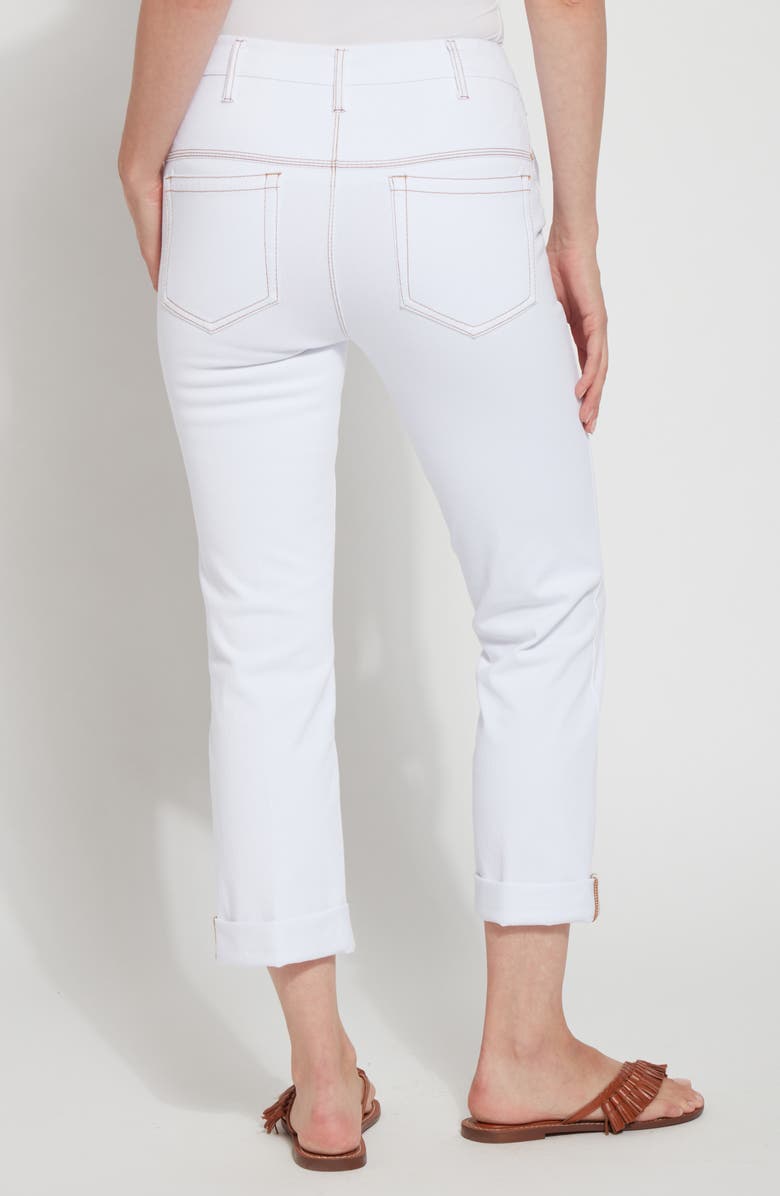 Lysse Pocket Crop Boyfriend Jeans, Alternate, color, White