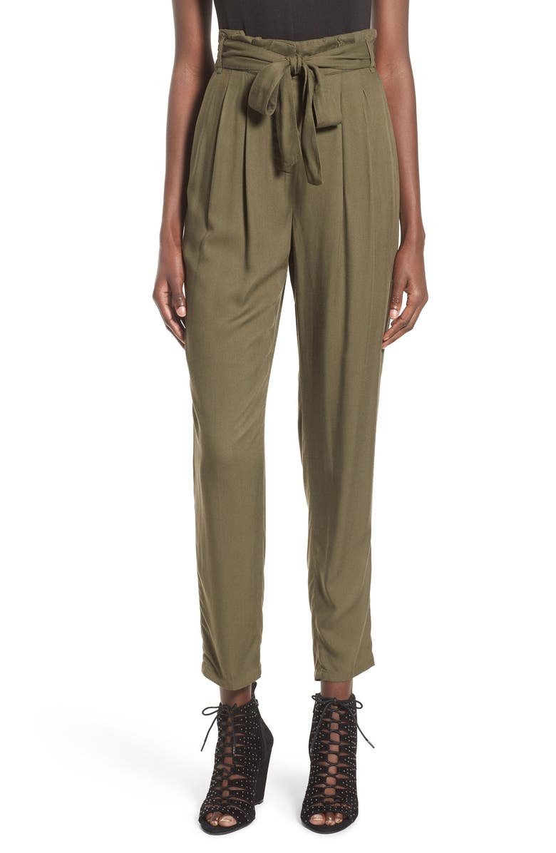 Leith Tie Waist Pants, Main, color, 