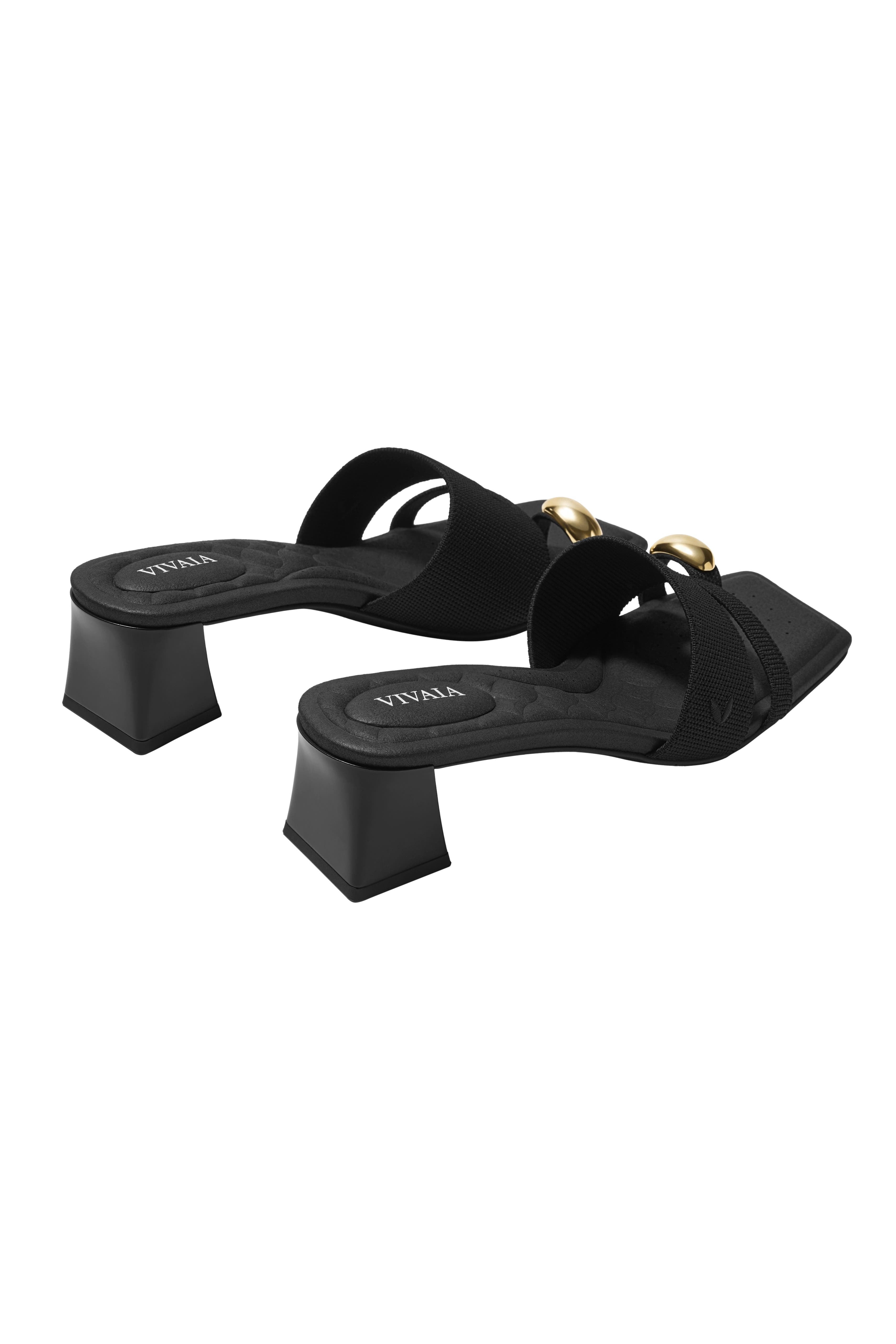 Jayna Square-Toe Toe Ring Sandals, Alternate, color, BLACK