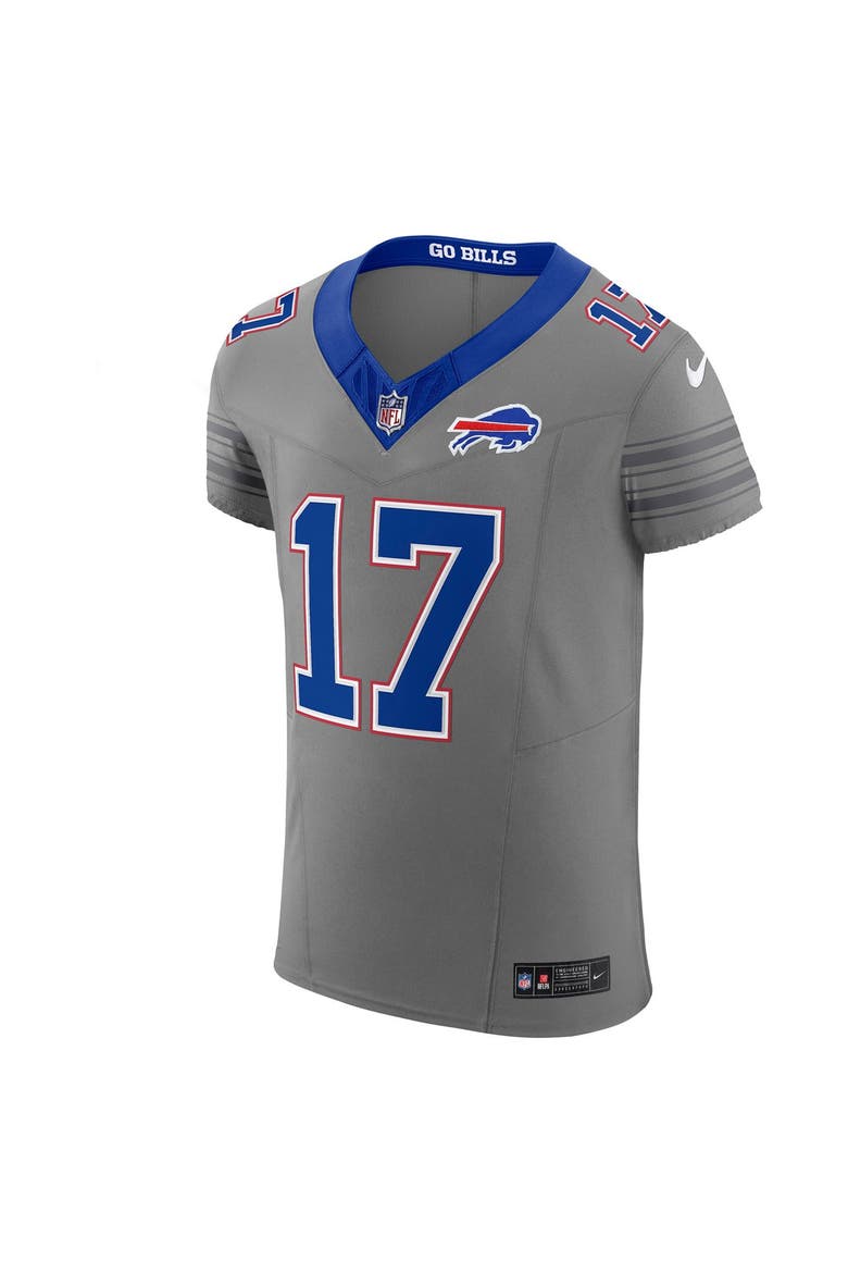 Men's Nike Josh Allen Gray Buffalo Bills Nickel City Vapor F.U.S.E. Elite Jersey, Alternate, color, Gray