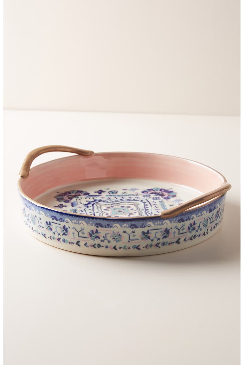 Anthropologie Lilia Pie Dish, Main, color, BLUE