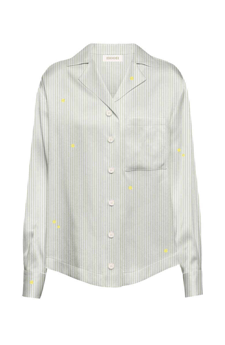 noon Cotton Long Sleeve Pajama Top, Alternate, color, 