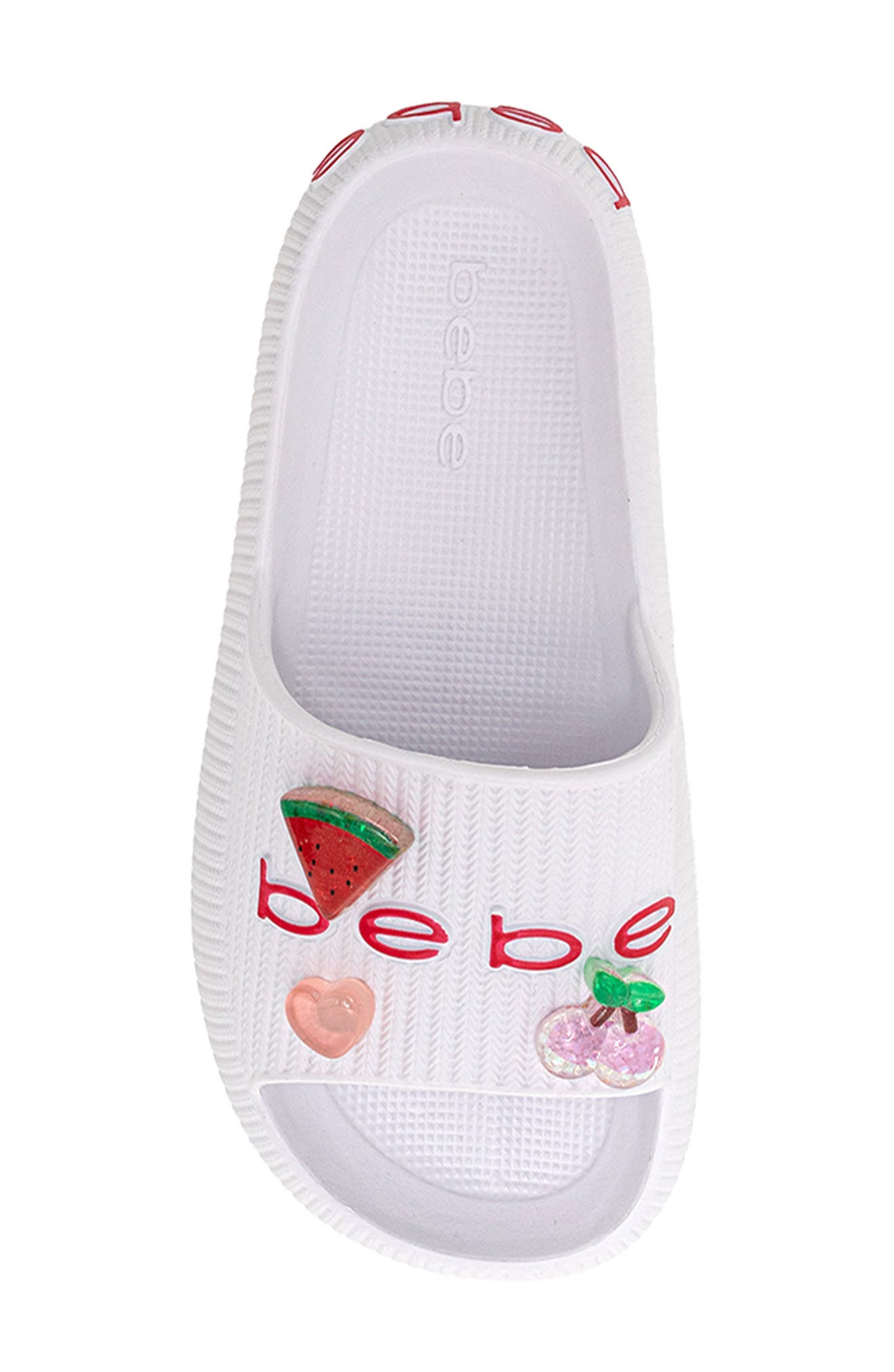 bebe Kids' Malina Slide Sandal, Alternate, color, 