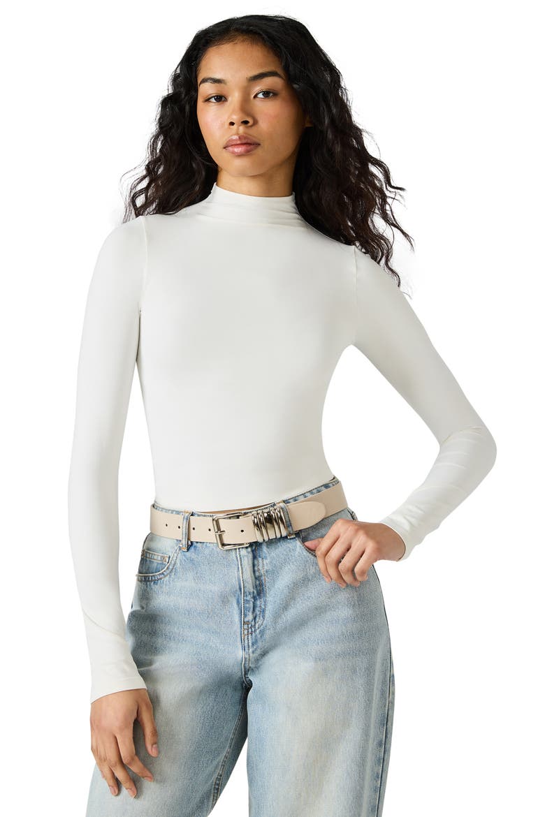 Multi Keeper Faux Leather Belt, Alternate, color, OATMEAL