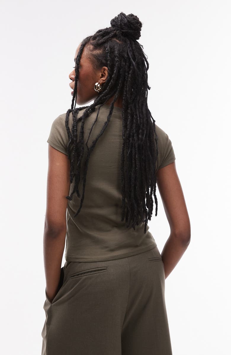 Topshop Everyday Cotton T-Shirt, Alternate, color, 