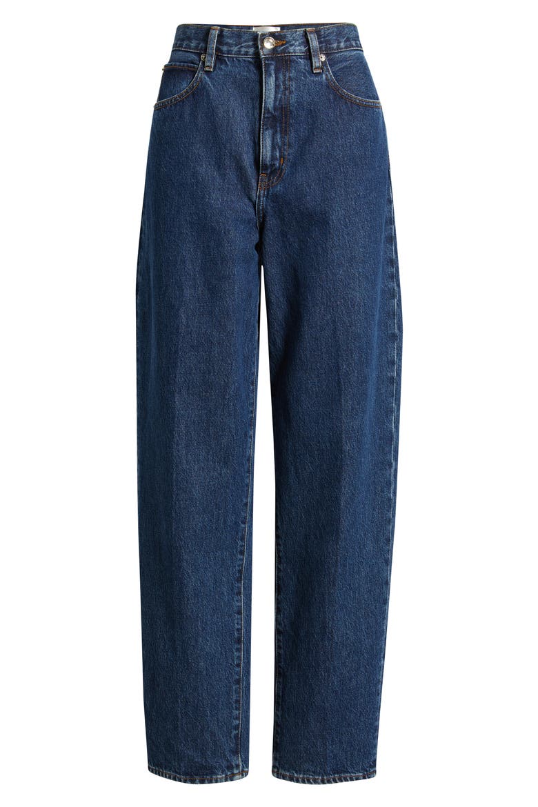 The Neat High Waist Barrel Jeans, Alternate, color, LAVISH