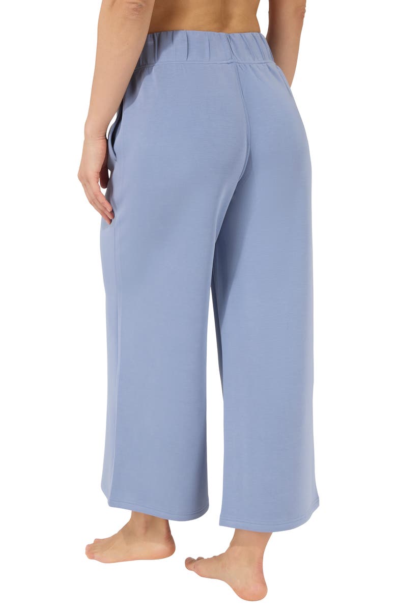 YOGALICIOUS SoftLite Elara Sandwash Culotte Pants, Alternate, color, Cloud Mist