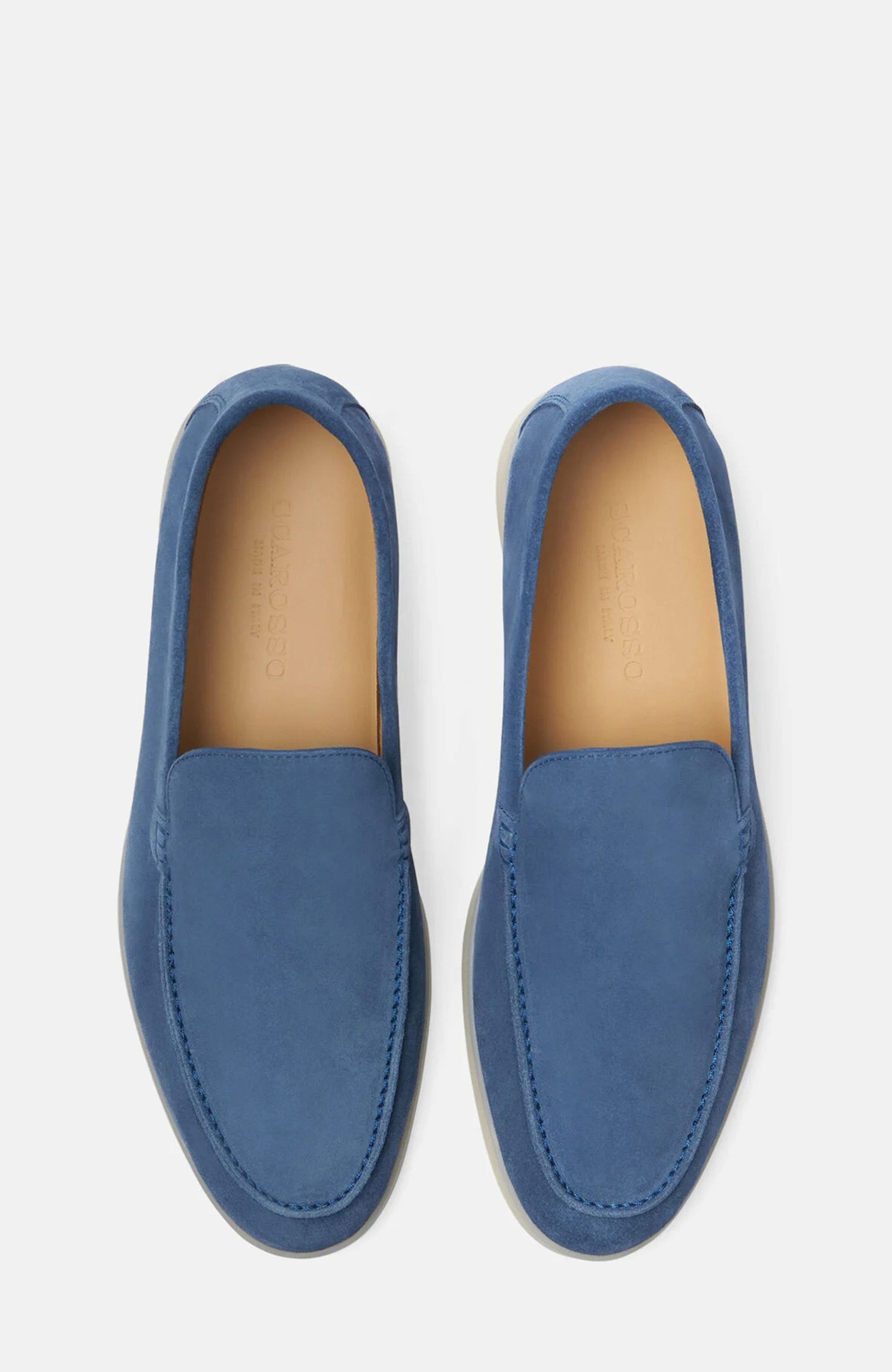 Ludovico Loafers, Alternate, color, Steel Blue - Suede