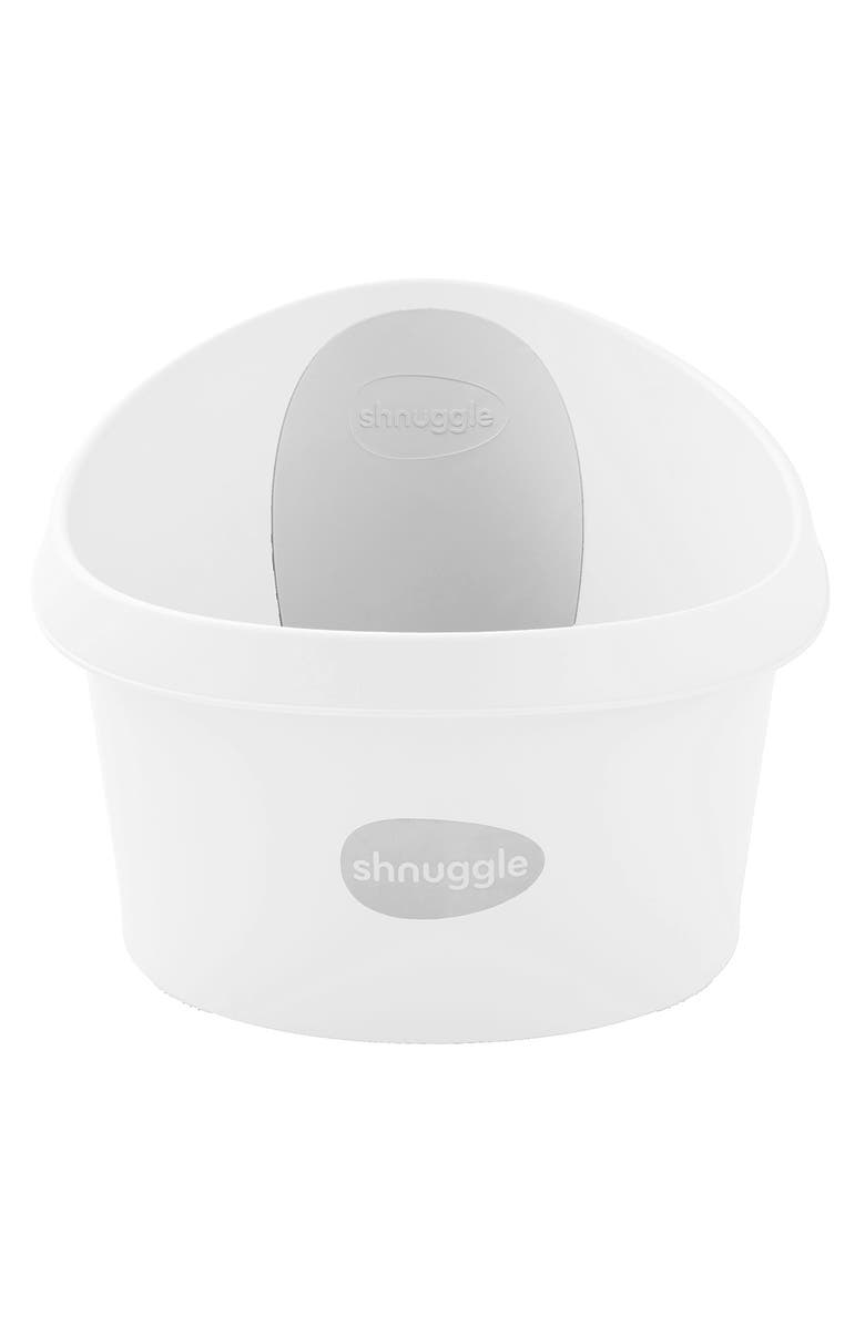 SHNUGGLE Toddler Bathtub, Alternate, color, White / Grey