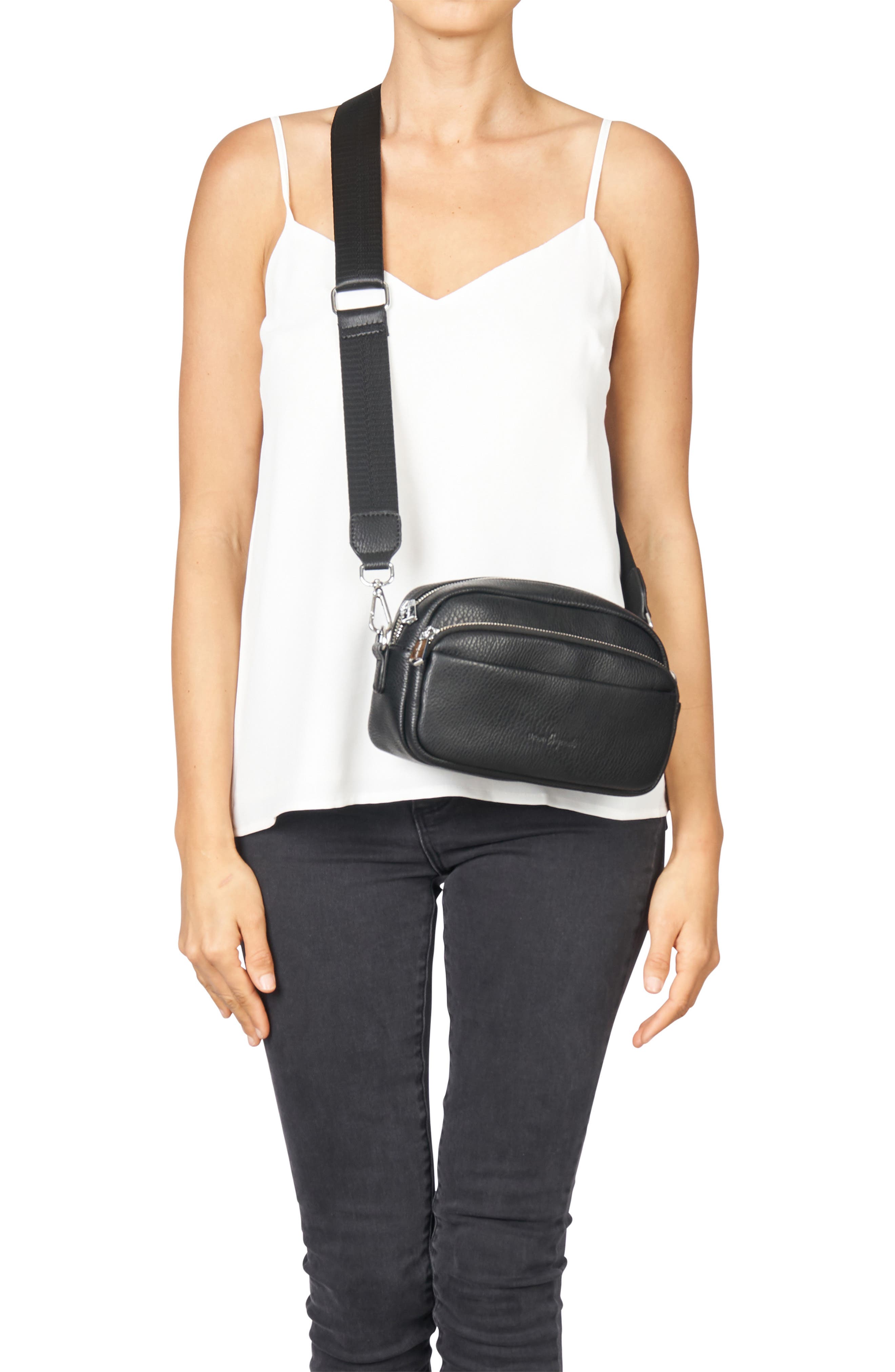 Urban Originals Sport Vegan Leather Crossbody Bag, Alternate, color, 