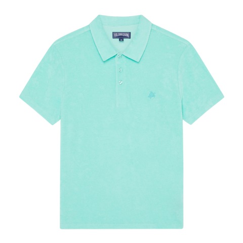 Men's Solid Terry Polo