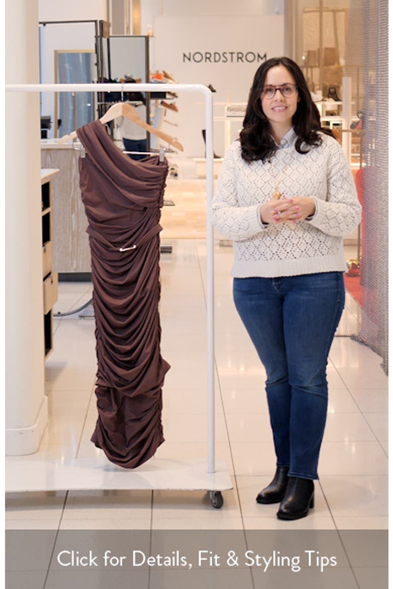 Opulent Ruched Midi Dress video
