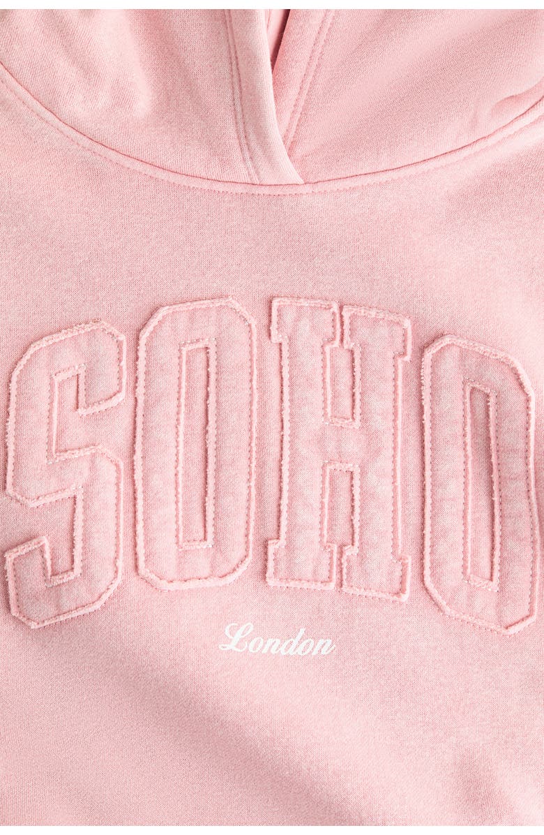H&M Hoodie with motif, Alternate, color, Pink/Soho