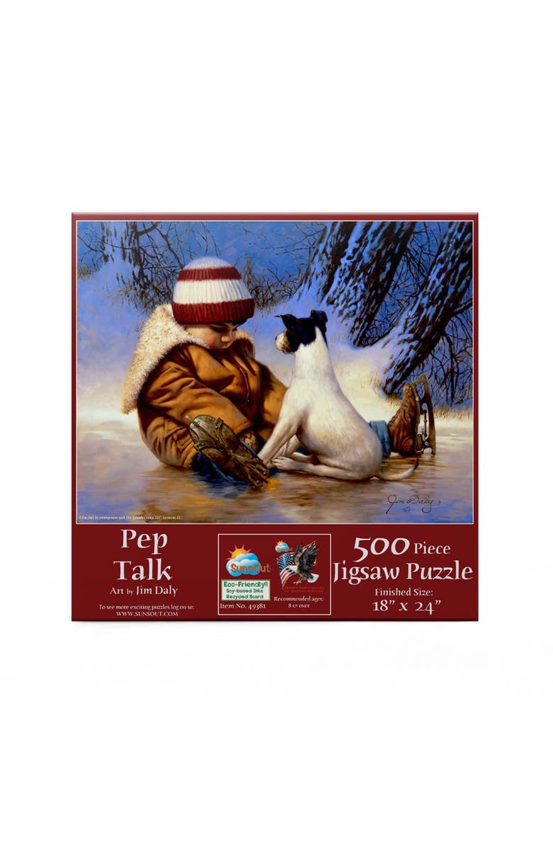 Sunsout Pep Talk 500 piece Jigsaw Puzzle for Adults, Alternate, color, Multicolor