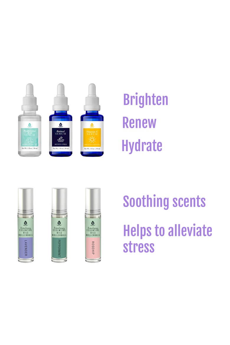 Aromatherapy & Anti-Aging Serum Set, Alternate, color, Multicolor