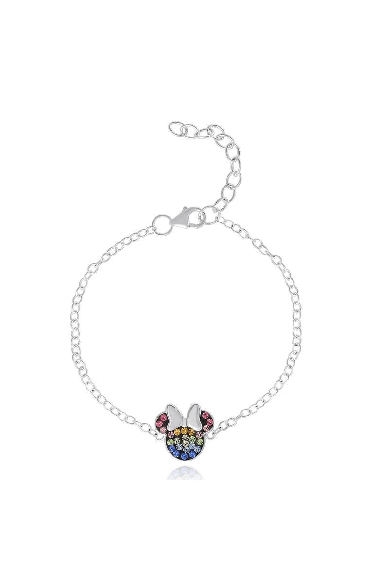 Disney 925 5.5+1.2" EXT. MINNIE MOUSE MULTI-CRYSTAL BRAC, Main, color, Multicolor