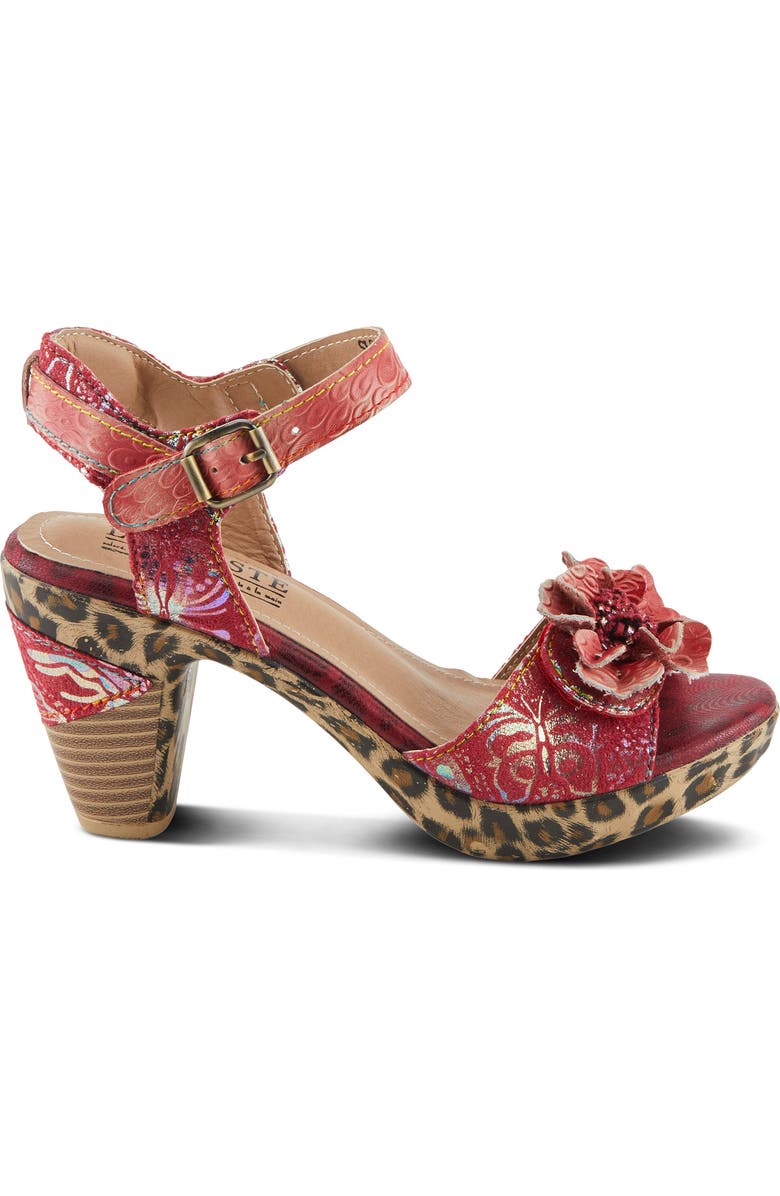 L'Artiste by Spring Step Wildcat Ankle Strap Sandal, Alternate, color,