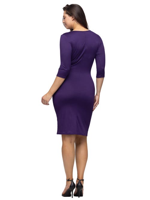 24seven Comfort Apparel Draped In Purple