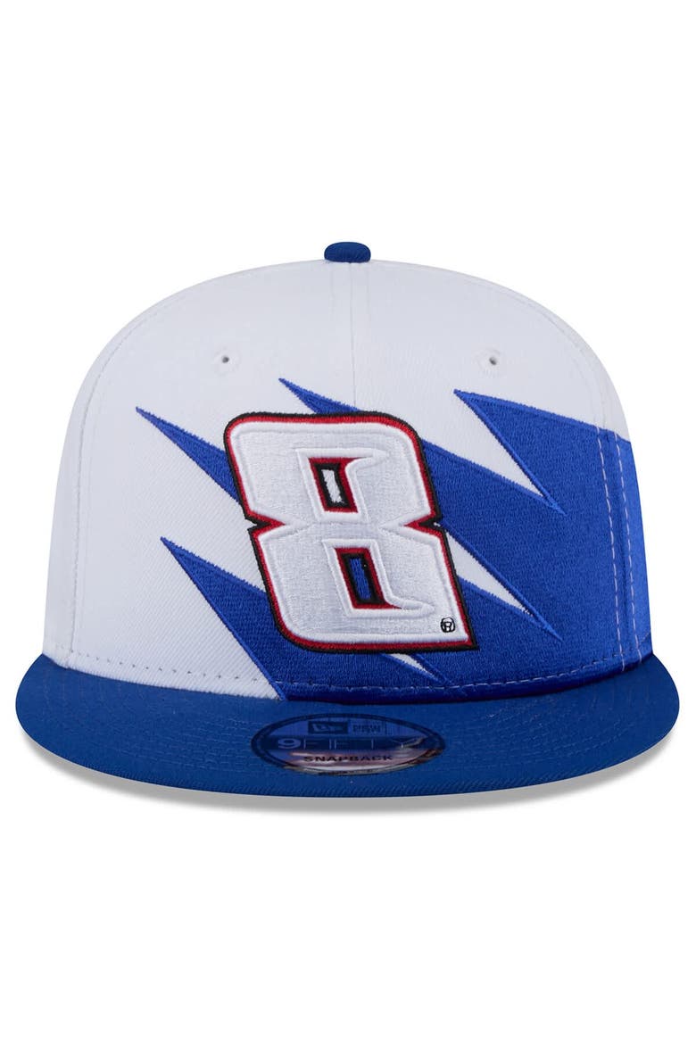 Men's New Era Blue Kyle Busch  Jagged 9FIFTY Snapback Hat, Alternate, color, Blue