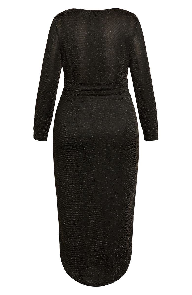 City Chic Dress Mysterious High-Low Dress, Alternate, color, 