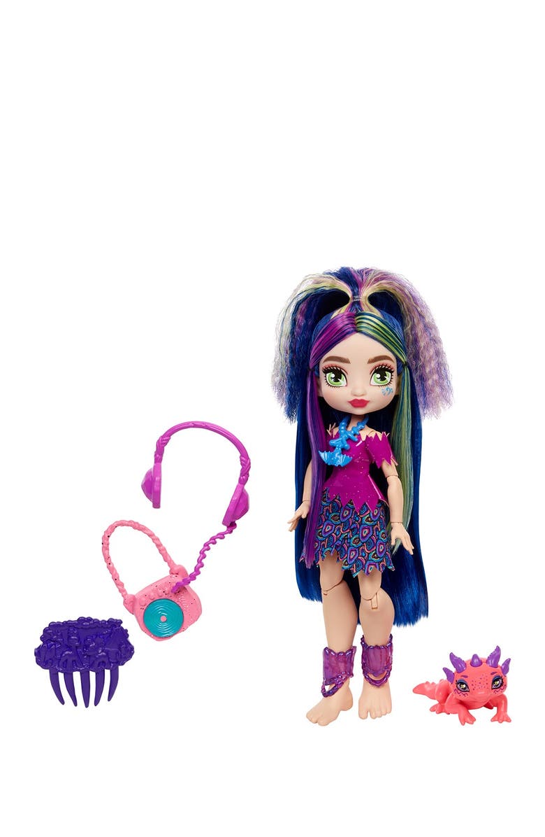 Mattel Cave Club Poseable Doll - Lumina & Phibian, Main, color,