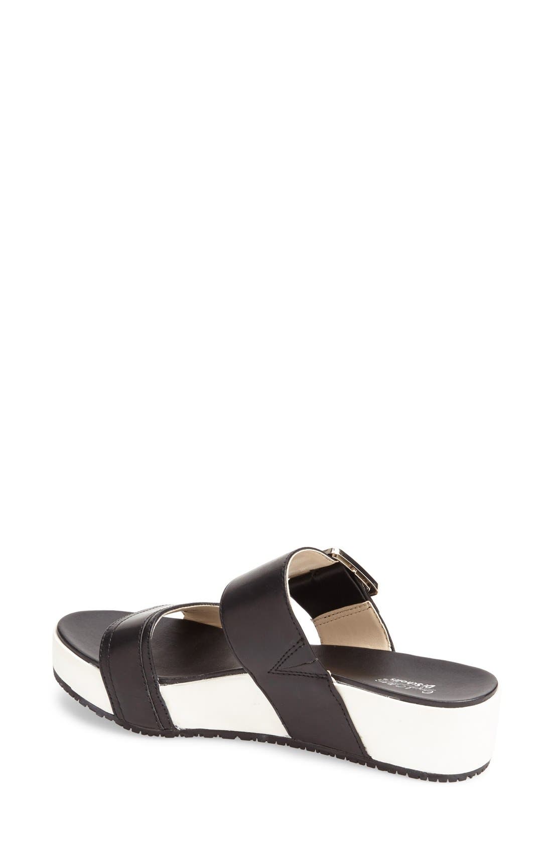 Dr. Scholl's Original Collection 'Frill' Slide Sandal, Alternate, color, 