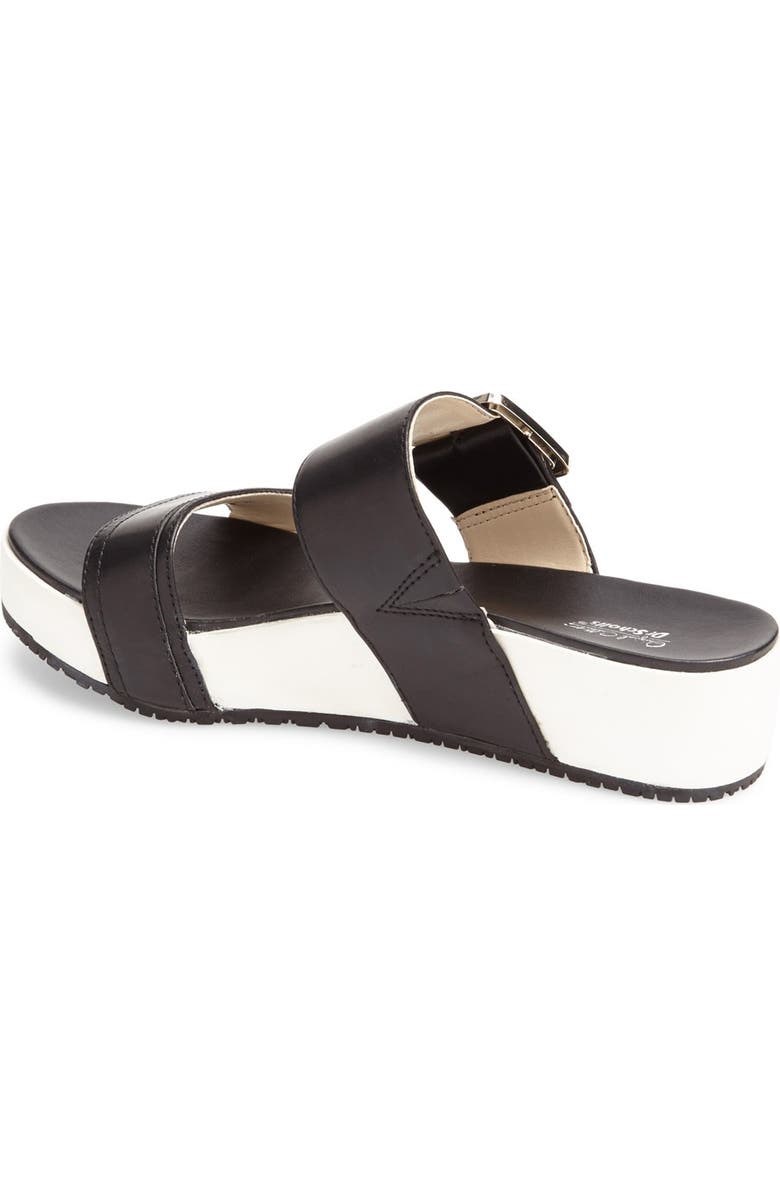 Dr. Scholl's Original Collection 'Frill' Slide Sandal, Alternate, color,