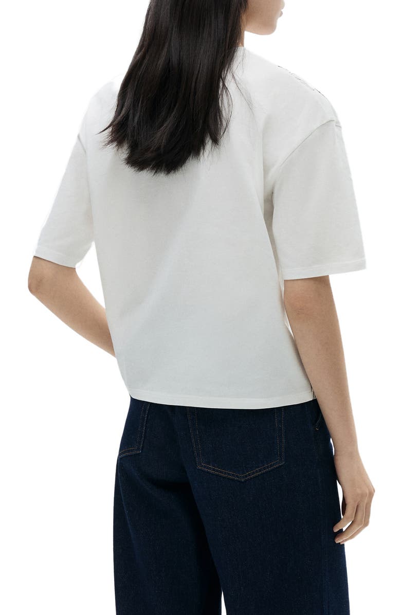 MANGO Floral Print T-Shirt, Alternate, color, 