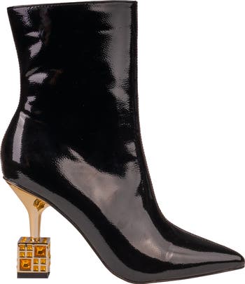 Crown Pointed Toe Bootie