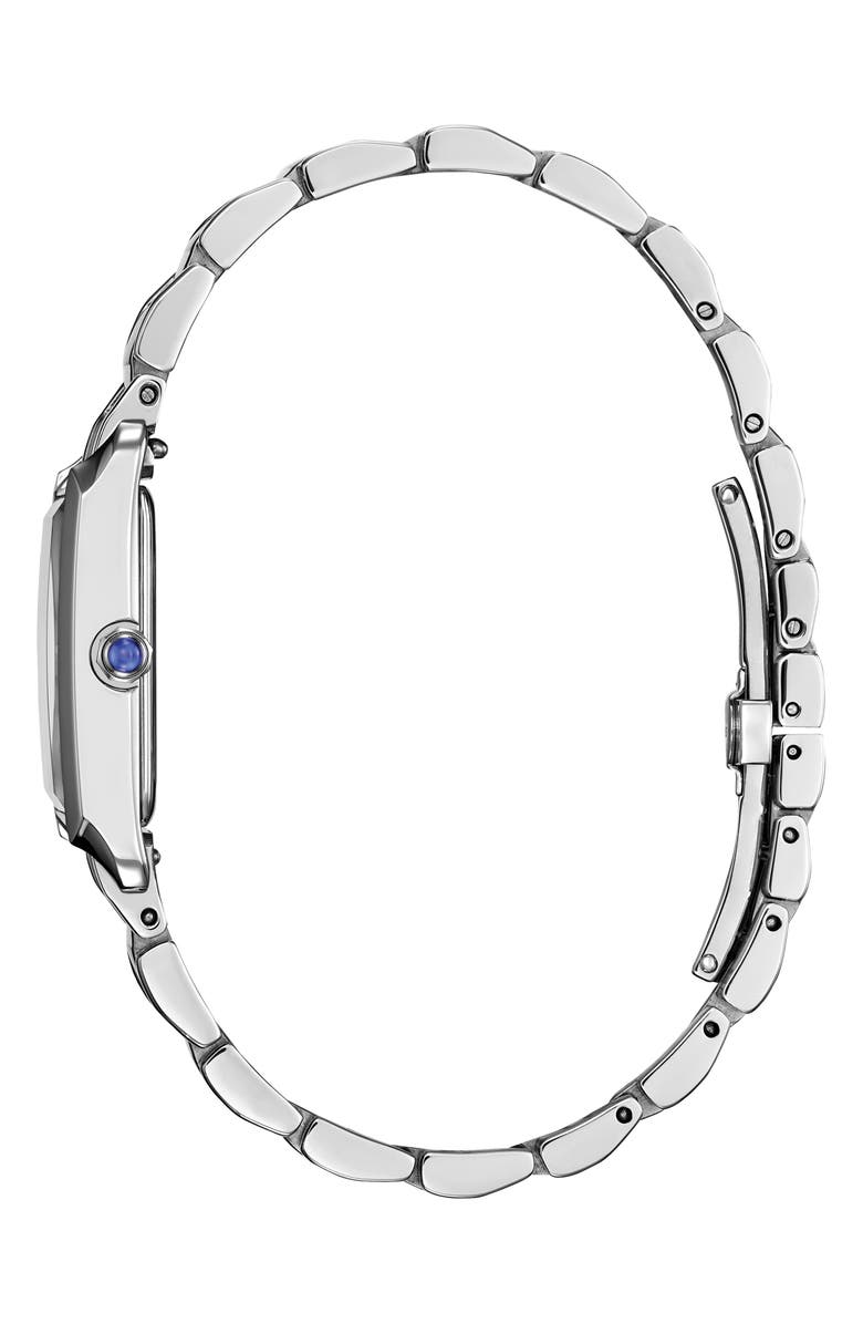 Citizen Bianca Tank Bracelet Watch, 19.5mm x 32.5mm, Alternate, color, 