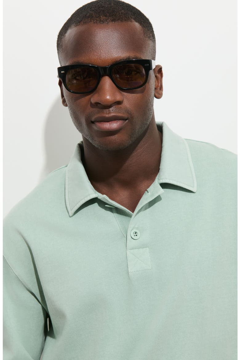 Cotton Jersey Rugby Shirt, Alternate, color, MINT