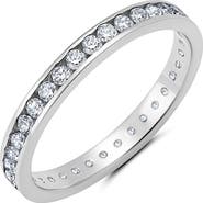 Crislu Cubic Zirconia Eternity Ring