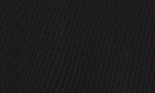 Alex Crane Caza Rib Organic Cotton Knit Button-up Shirt In Black