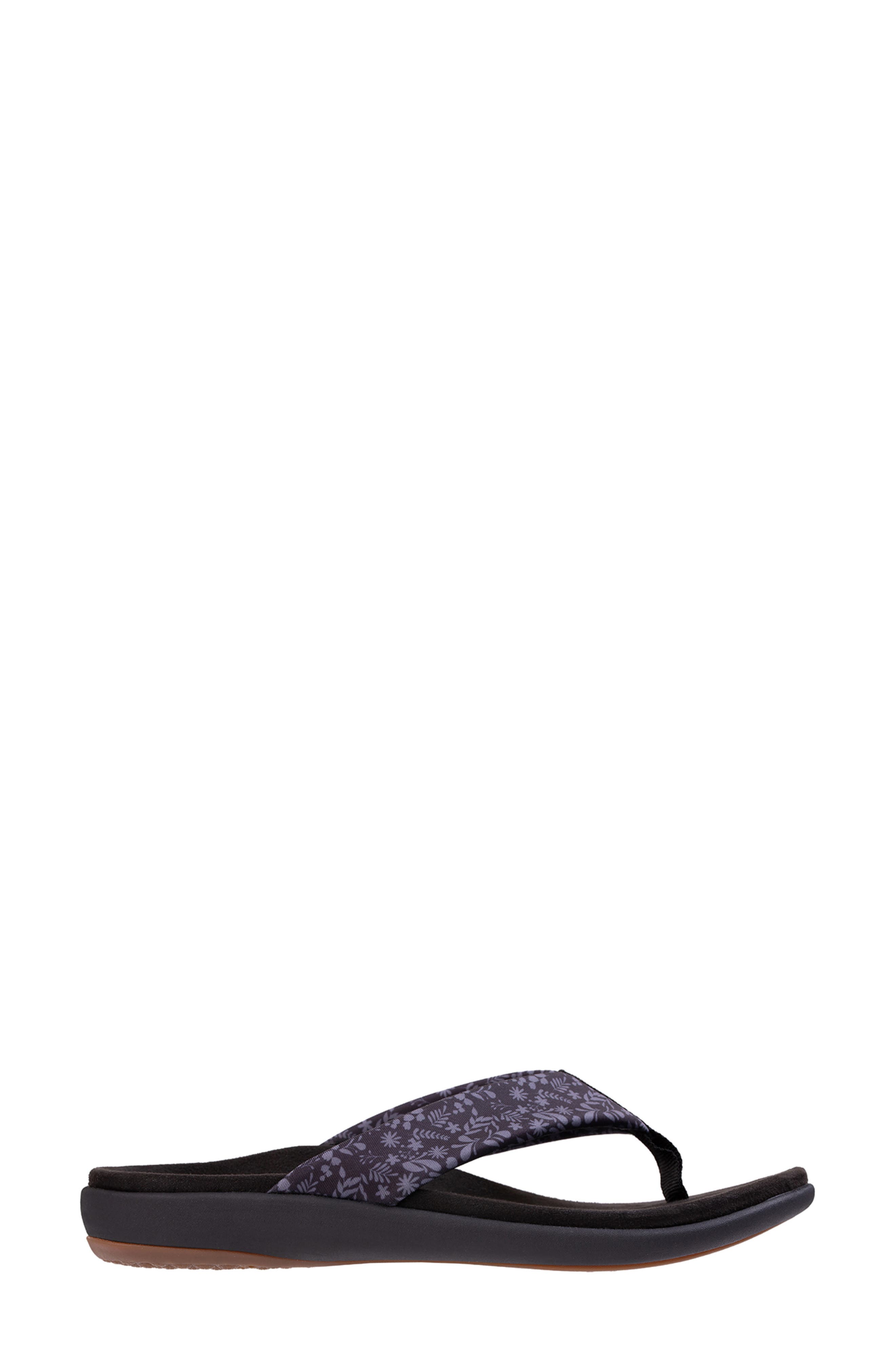 Revitalign Euphoria Flip Flop, Alternate, color, Black