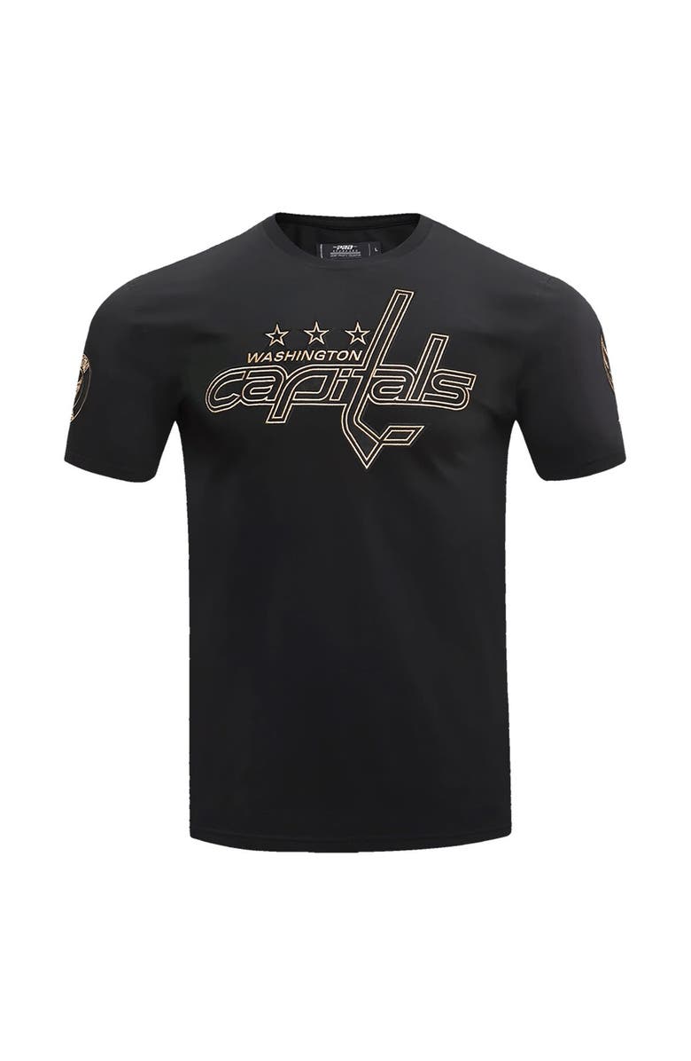 PRO STANDARD Men's Pro Standard Black Washington Capitals Wordmark T-Shirt, Alternate, color, 
