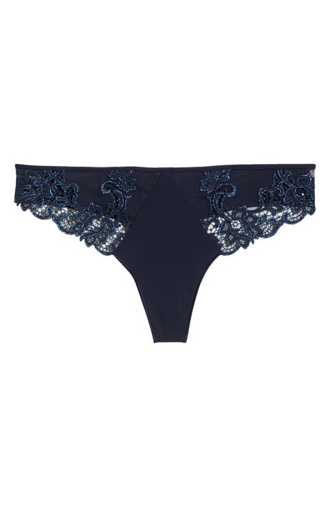 Saga Lace Trim Thong
