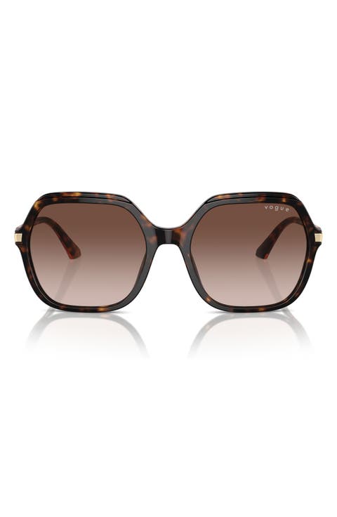 56mm Square Sunglasses