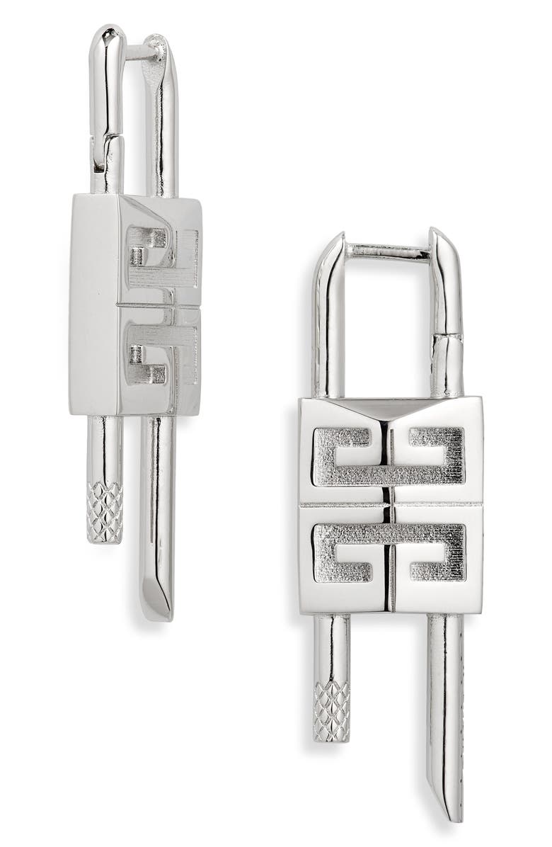 Givenchy Padlock Drop Earrings, Main, color,