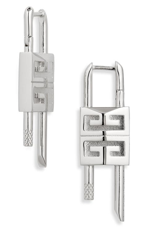 Padlock Drop Earrings