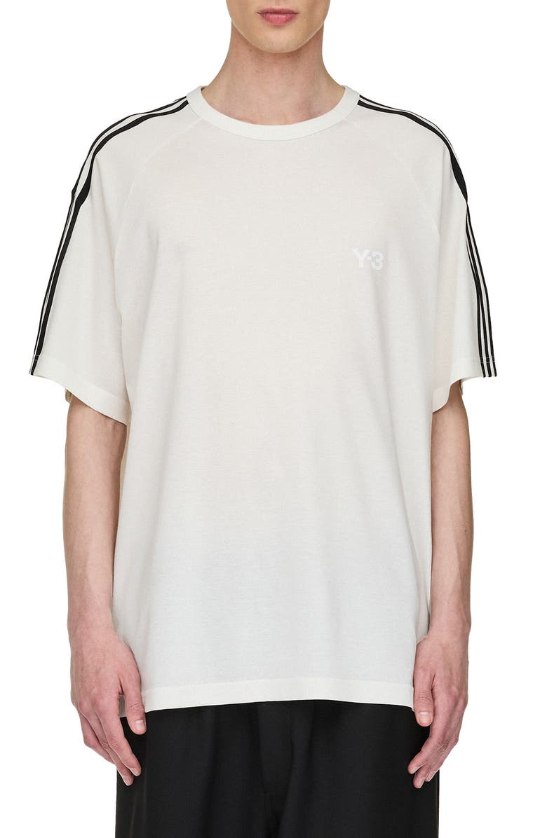 Y-3 3-Stripes T-Shirt, Main, color, White