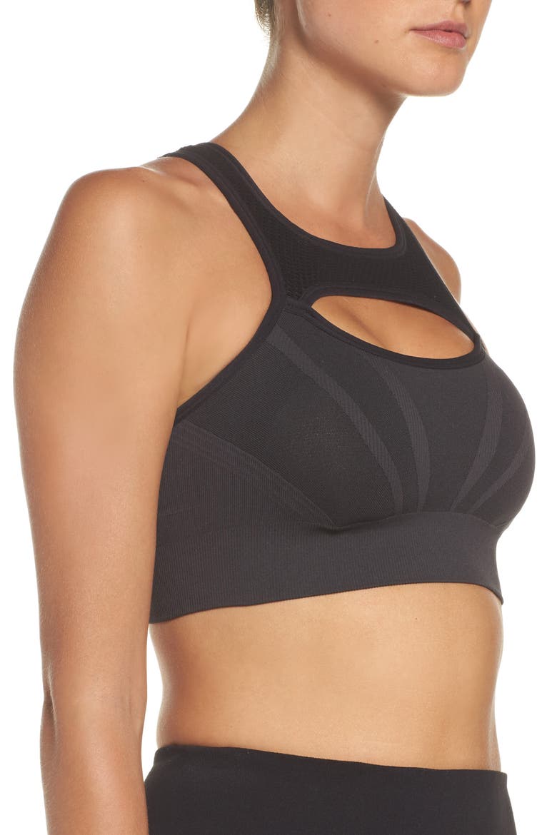 Charge Sports Bra, Alternate, color, BLACK
