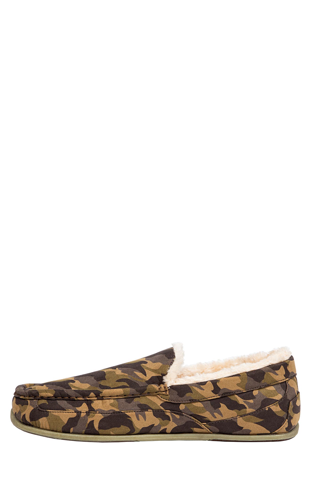Spun Slipper, Alternate, color, BROWN/ BROWN CAMO