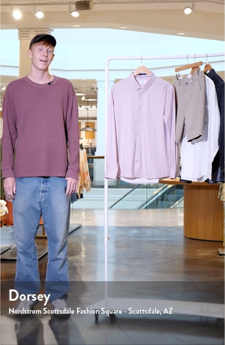 Elias Check Performance Button-Up Shirt, sales video thumbnail
