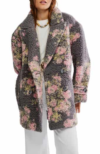 Free People Bali Sweet Attractions High Pile Fleece Coat