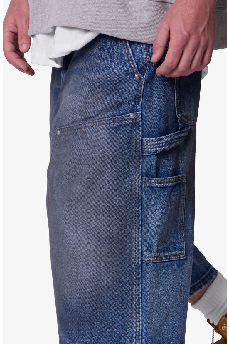 Ultra Baggy Denim Carpenter Shorts, Alternate, color, WASHED BLUE