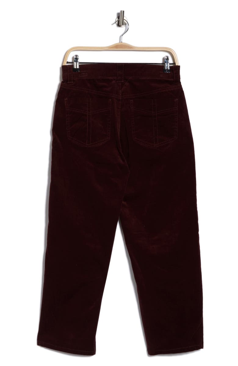 Democracy AbSolution High Waist Relaxed Straight Leg Jeans, Alternate, color, Oxblood