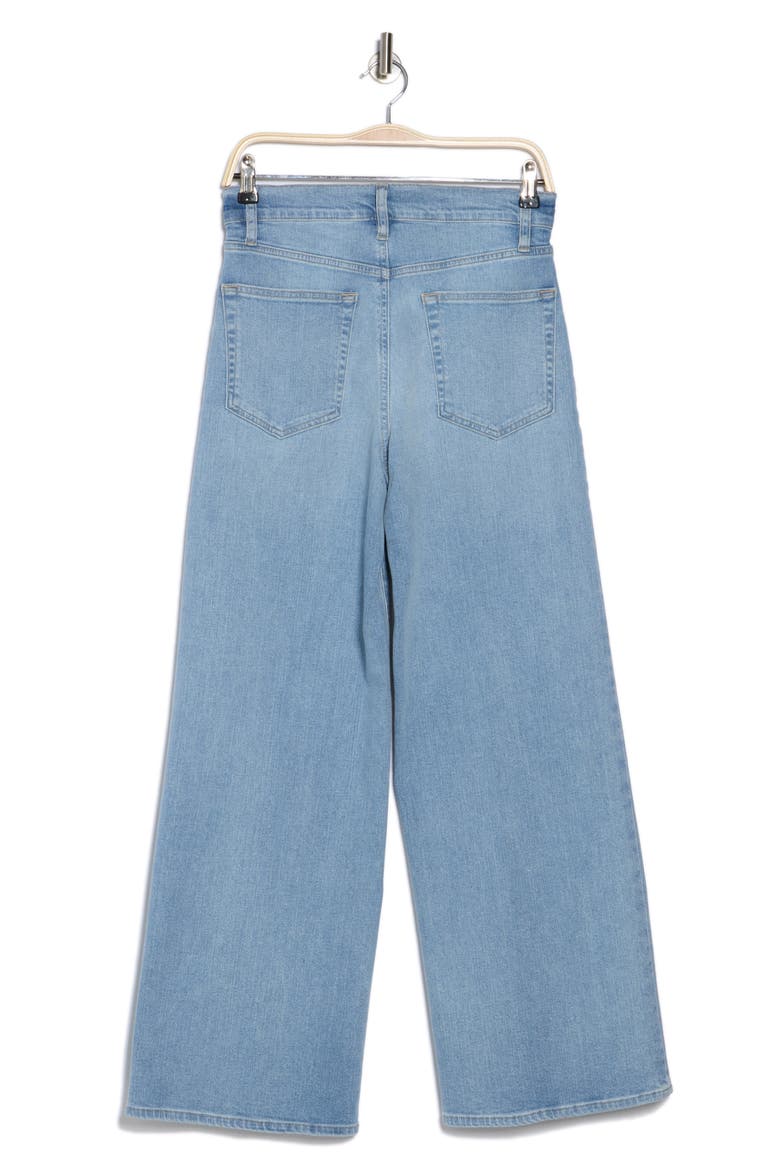 Le Slim High Waist Wide Leg Palazzo Jeans, Alternate, color, BLUE SPRINGS