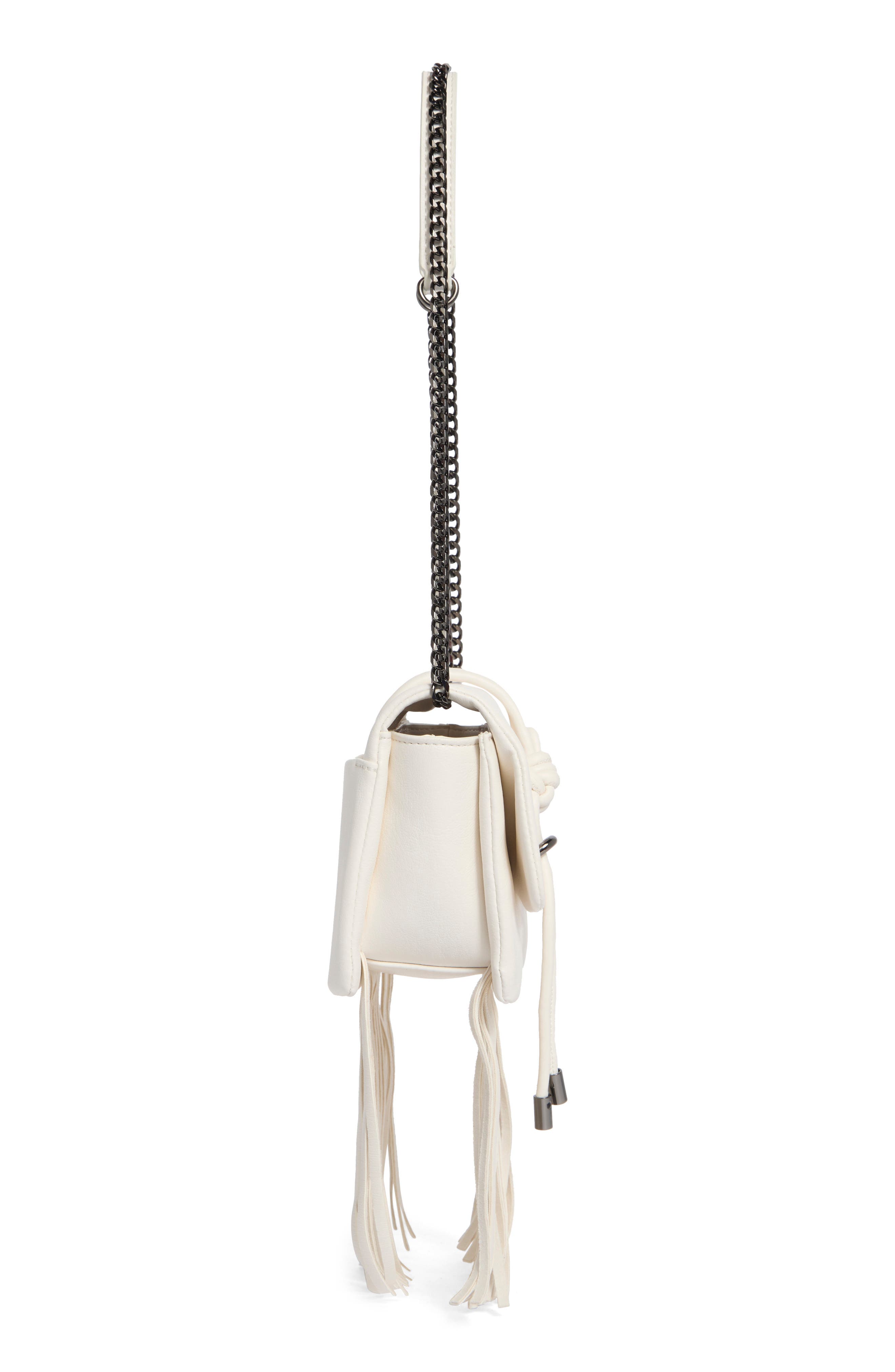 Zarina Fringe Crossbody Bag, Alternate, color, IVORY