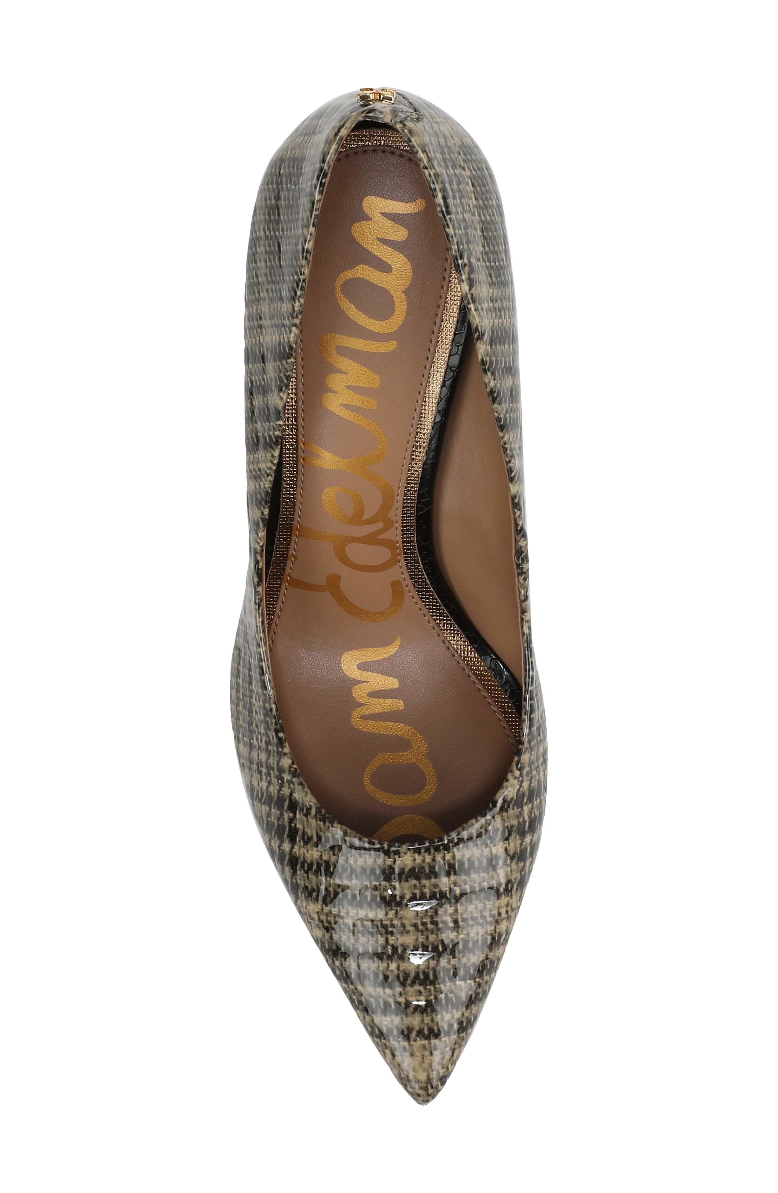 Hazel Pointed Toe Pump, Alternate, color, KHAKI MULTI