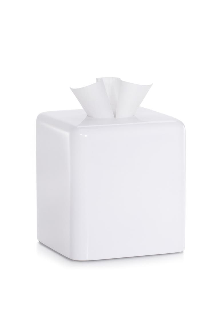 Domus White Gloss Tissue Cover, Main, color, WHITE